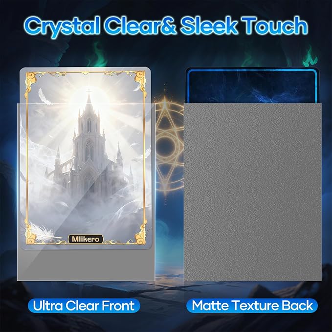 500 Count Card Sleeves, Matte Magic Card Sleeves, Smooth Shuffle & Tear - Image 2