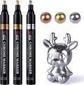 LET'S RESIN Liquid Mirror Chrome Metallic Markers, Reflective Gloss, 2-5mm by LETSRESIN
