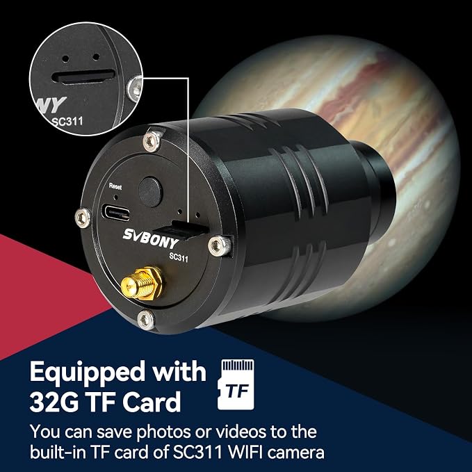 SVBONY SC311 WiFi Telescope Camera Eyepiece, IMX662 - Image 7