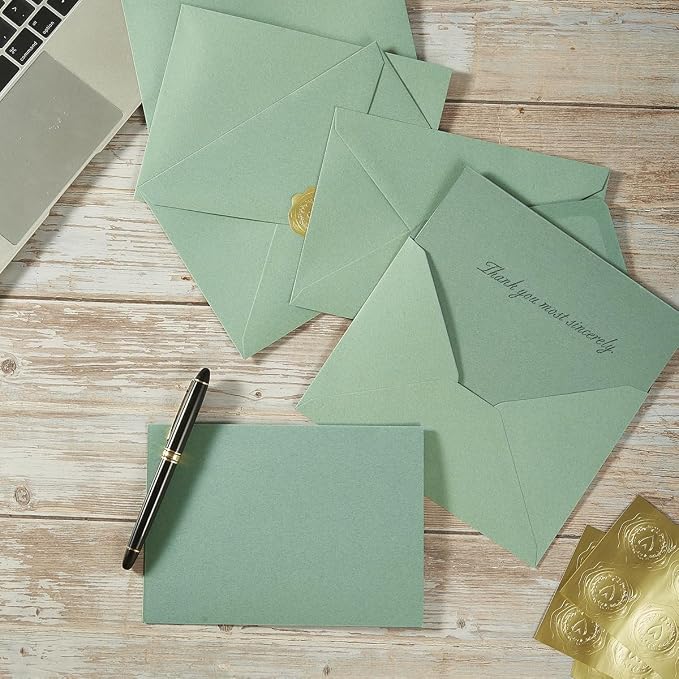 50 Pack Sage-Green A6 Envelopes - Image 5
