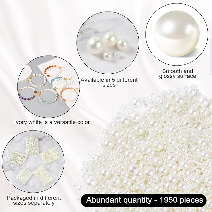 Phinus 1950 Pcs Pearl Beads - Image 3