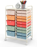 BECOMFORT 15-Drawer Rolling Cart by BECOMFORT