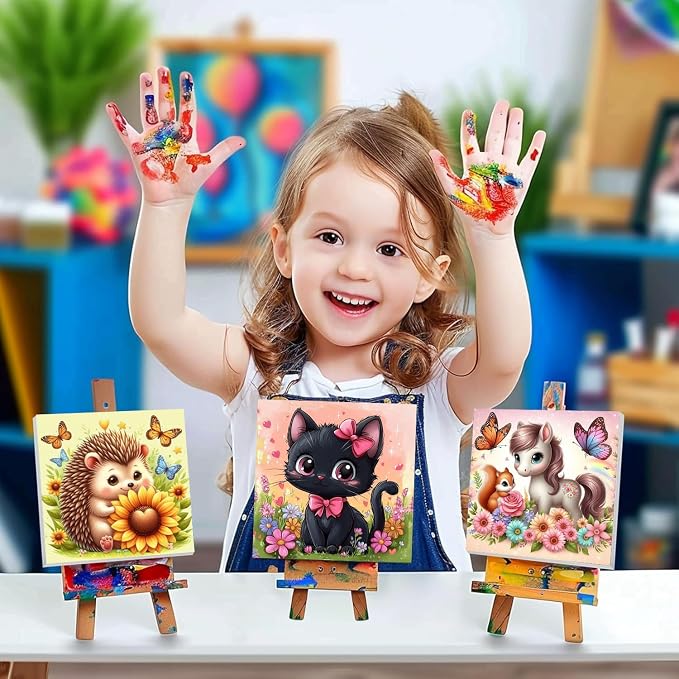 4 Pack Paint by Numbers Kit for Kids - Image 5