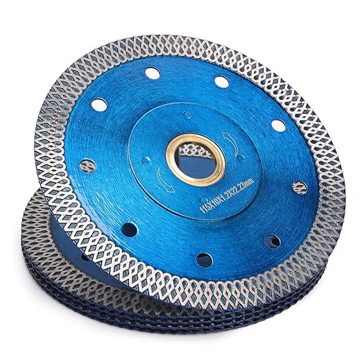 5Pcs/Lot Super Thin Tile Blade 4.5" Diamond Saw Blades for Granite Marble Ceramic Porcelain Tile