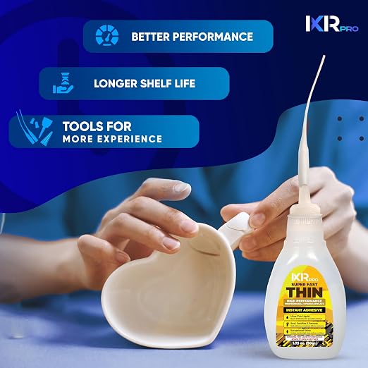 CA Glue Thin Viscosity Kit, 1.75 oz. Cyanoacrylate Glue, Super Glue - Image 8