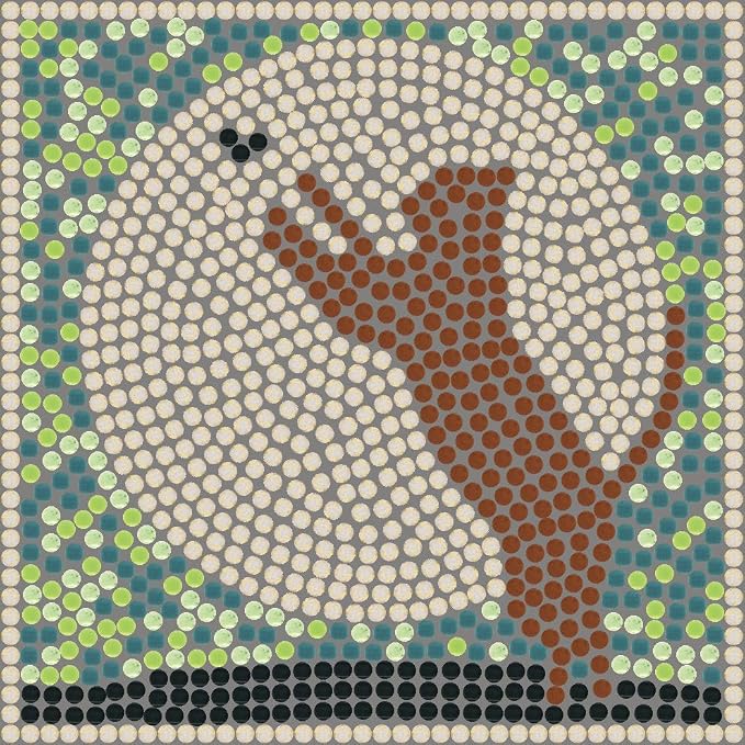 Beginner Mosaic Kit: Perfect for Your First Mosaic Project, Square 7inch by ALEA+Mosaic
