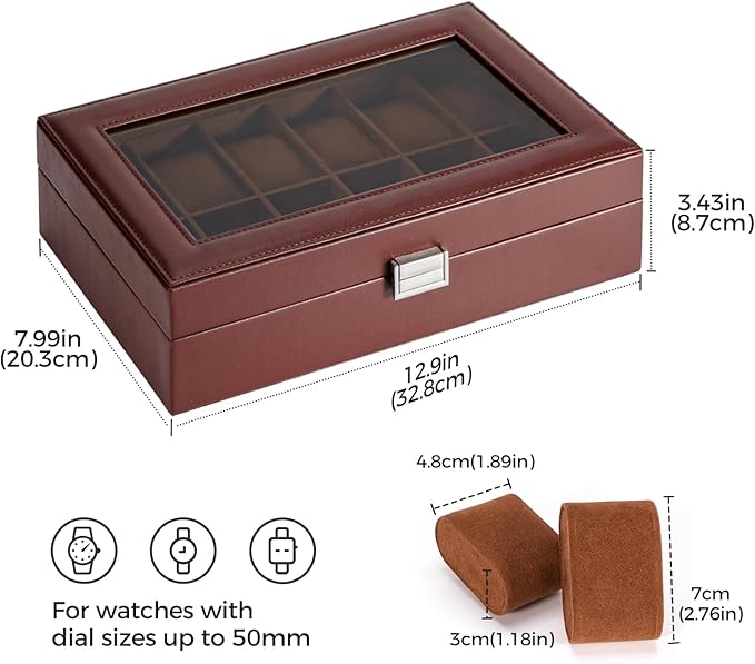 ProCase Watch Box Organizer, Fathers Day Gift - Image 5