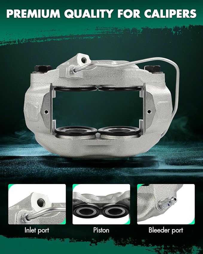 SCITOO 184403 Front Left Disc Brake Caliper Fit For Ford For Country Squire 1965-1967,For Mercury For Monterey 1965-1967,For Mercury For Park Lane 1965-1967, 4 Pistons