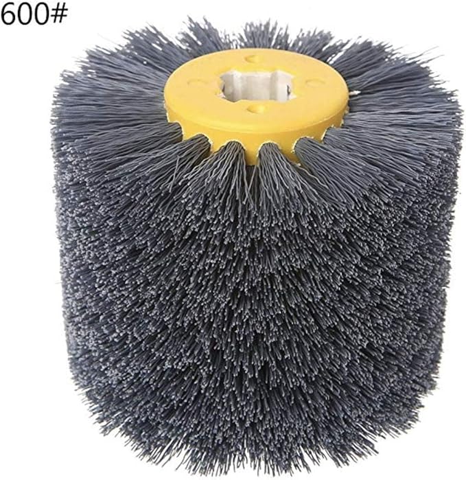 SIGNI Abrasive Nylon Drawing Wheel Drum Burnishing Polishing Brush for wooden furniture floor polishing 120X100mm 600 Grit 1pack