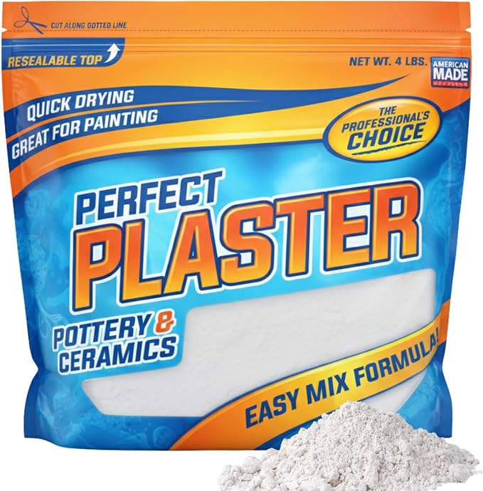 Perfect Plaster for Pottery & Ceramic Slip Casting Molds, Non-Toxic Water-Based by PerfectCraft