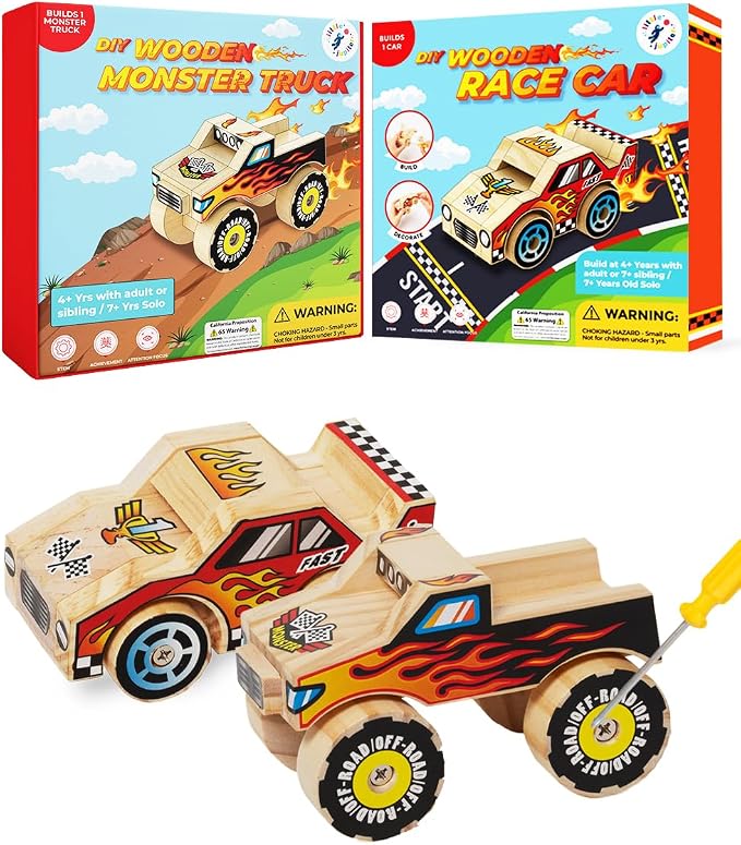 Little Jupiter DIY Wooden Kits w/Stickers by LittleJupiter