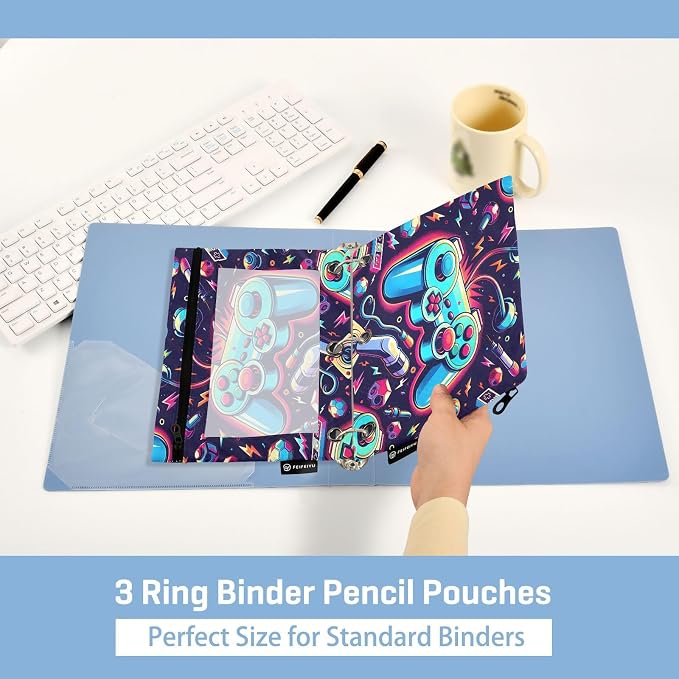 Bright Game Joystick Pencil Pouch - Image 4