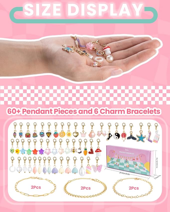 Deinduser Charm Bracelet Making Kit - Image 7