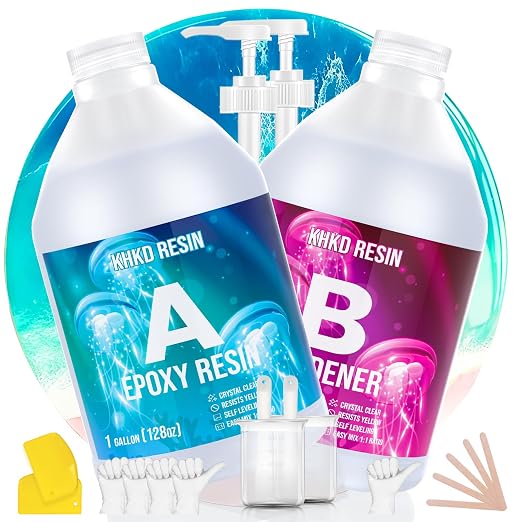 Crystal Clear Epoxy Resin Kit by KHKDRESIN