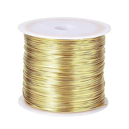 Copper Jewelry Wire Craft 262FT 24 Gauge Metal Wire by Ucevi