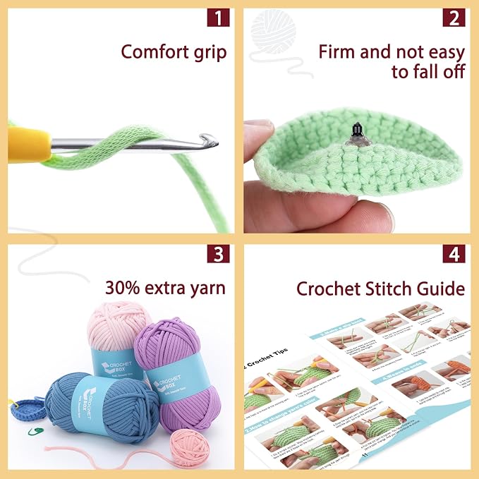 CrochetBox Crochet Kit for Beginners - Image 5