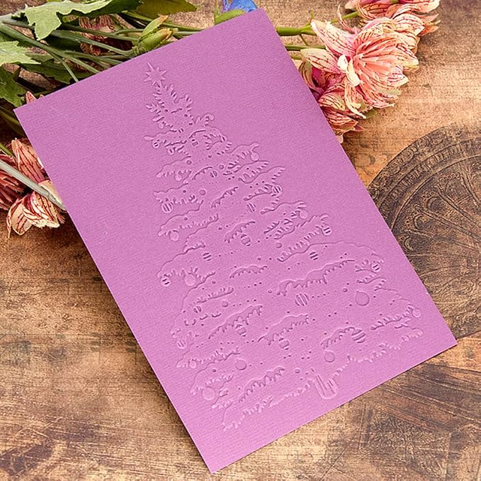 6 Pcs Embossing Folders for Card Making Embossing Stencil Template DIY Plastic - Image 7