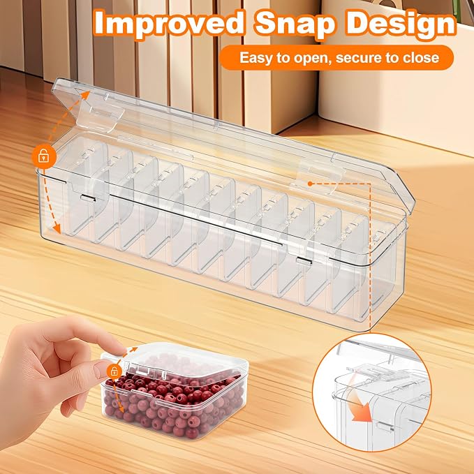 Bead Organizer Box, Craft Storage Box - Image 5