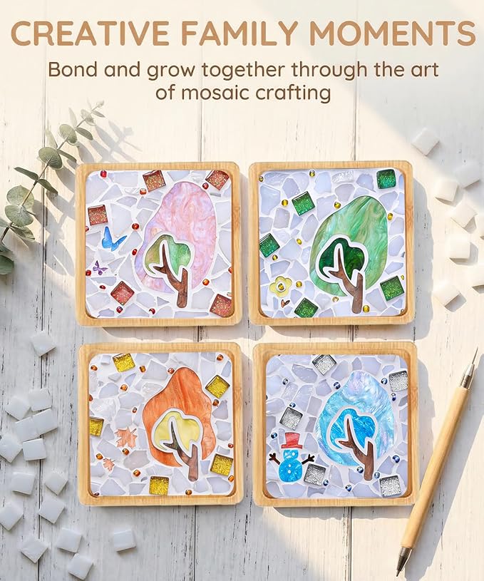 4 Sets DIY Mosaic Kits for Adults - Image 6