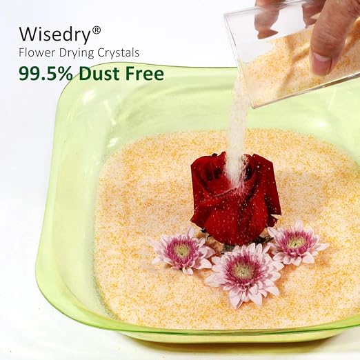 wisedry 10 LBS Silica Gel Flower Drying Crystals, 2 Packs of 5 LBS, Fine - Image 2