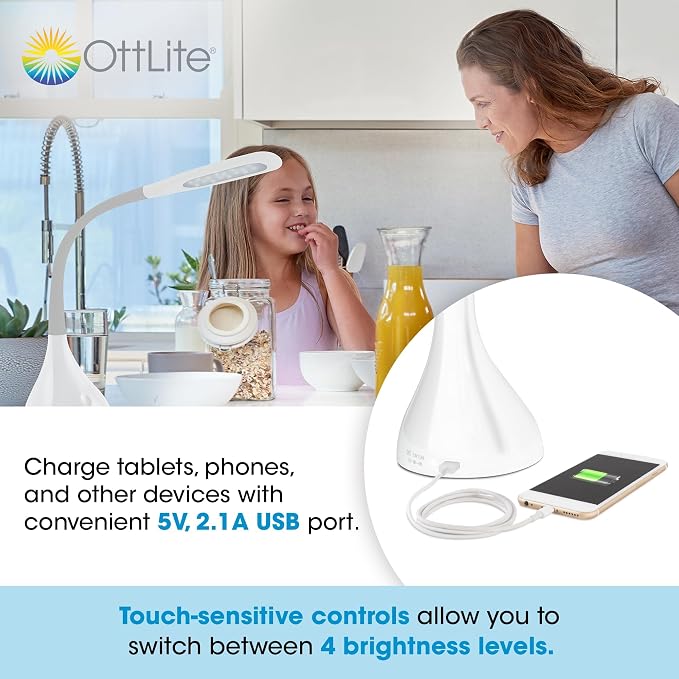 OttLite Creative Curves LED Desk Lamp - Image 2