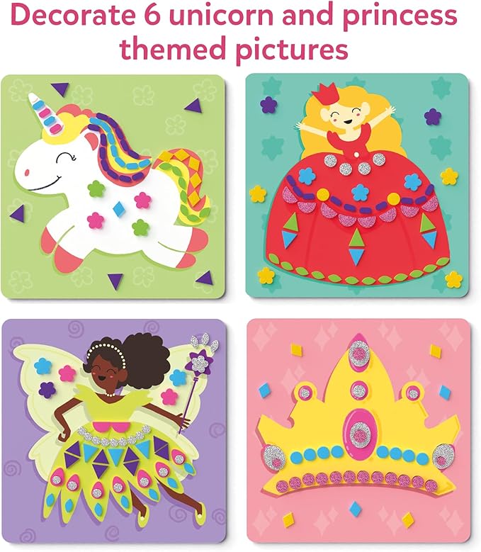 Skillmatics Foam Sticker Art Activity – Unicorns & Princesses - Image 4