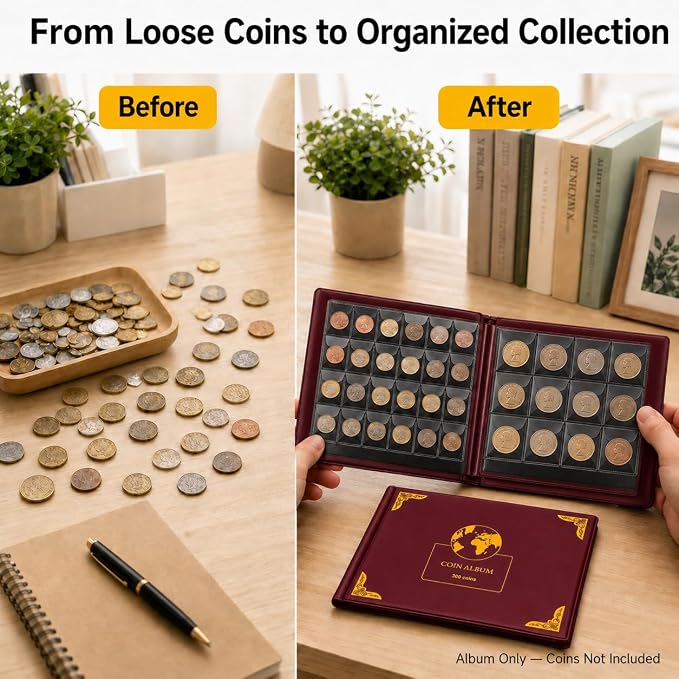 Coin Collection Supplies Holder Book - Image 5