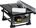 Table Saw for Jobsite, 8-inch 6.7-Amp Copper Motor, Cutting Speed up to 3576RPM, 24T Blade, Compact Portable Table Saw Kit with Sliding Miter Gauge DIY Woodworking and Furniture Making, Grey