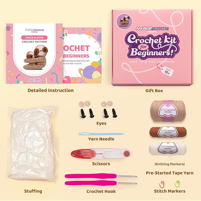 Mewaii Crochet Kit for Beginners - Image 2