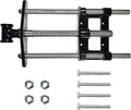 HFS(R) 9 Inch Woodworking Bench Vise, Heavy Duty Front Screw Vise for Workbench Chrome plating Leg Vise Hardware Woodworking with Mounting Screws