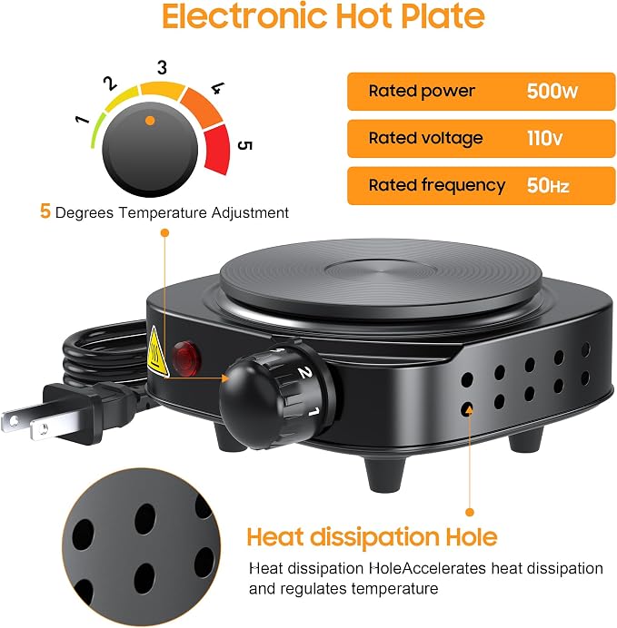 Ohcans Candle Making Kit with Electronic Hot Plate, Candle Making Kit - Image 3