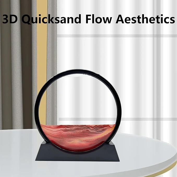 AzureLeap Moving Sand Art Liquid Motion, 3D Deep Sea Sandscape Color Quicksand - Image 6