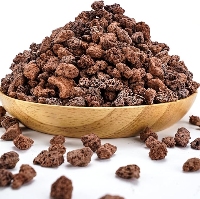 TOYPOPOR 6lb Red Lava Rocks Soil by TOYPOPOR