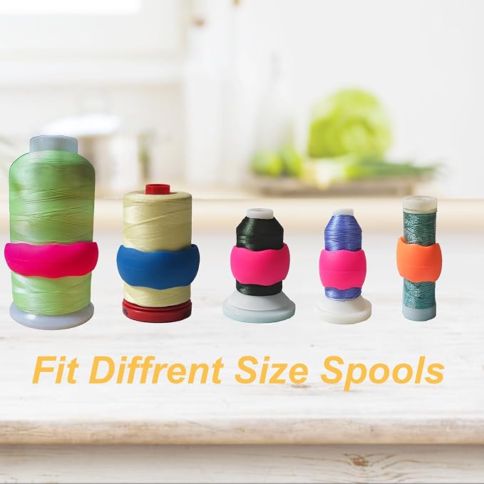 Simthread 200pcs Upgraded Thread Holder/Spool Huggers Compatible - Image 3