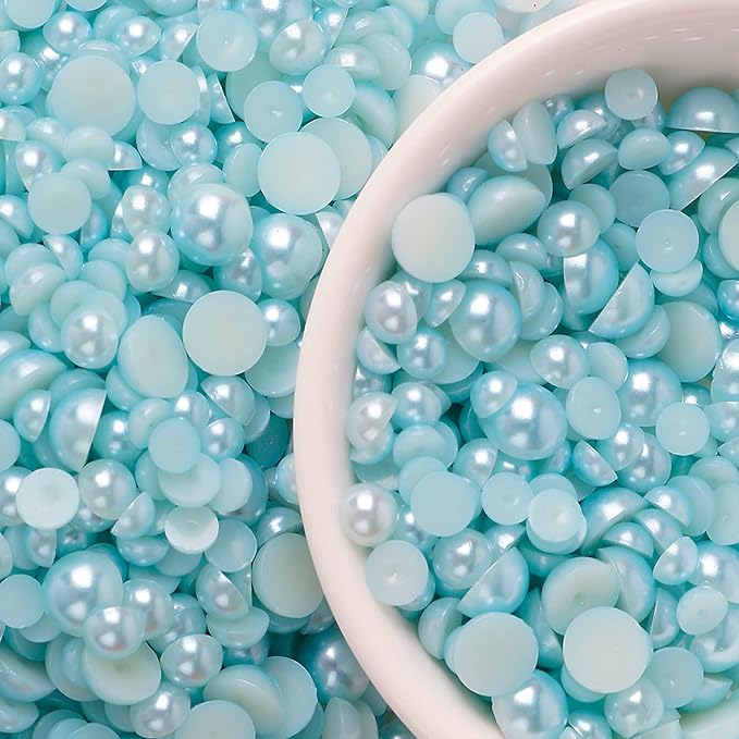 5600PCS Half Round Pearls Flatback Imitation Pearls - Image 3