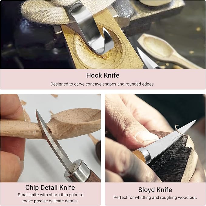 Cor cordium Wood Whittling Kit - Image 3
