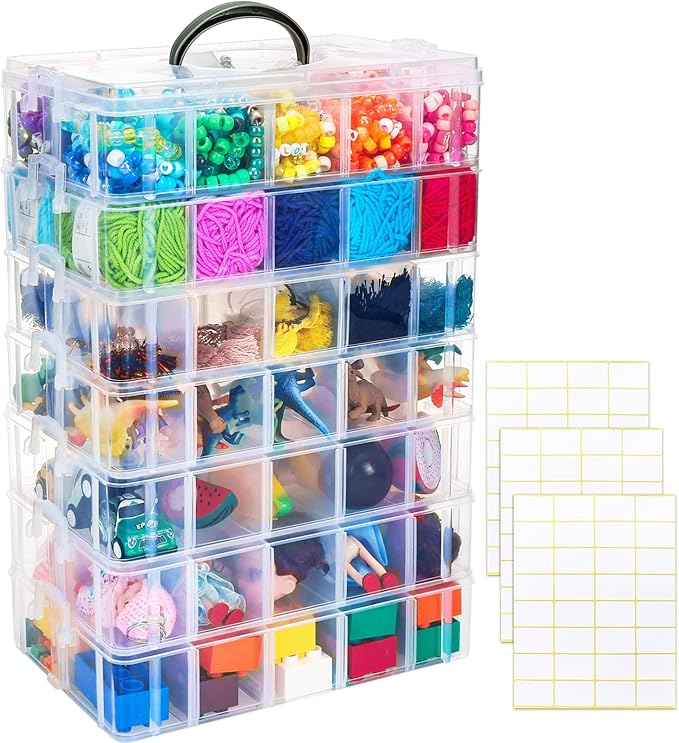 SGHUO 7-Tier Stackable Storage Container Box by SGHUO