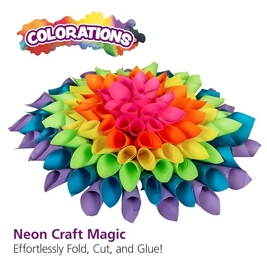 Colorations Neon Lightweight Craft Paper - Image 5