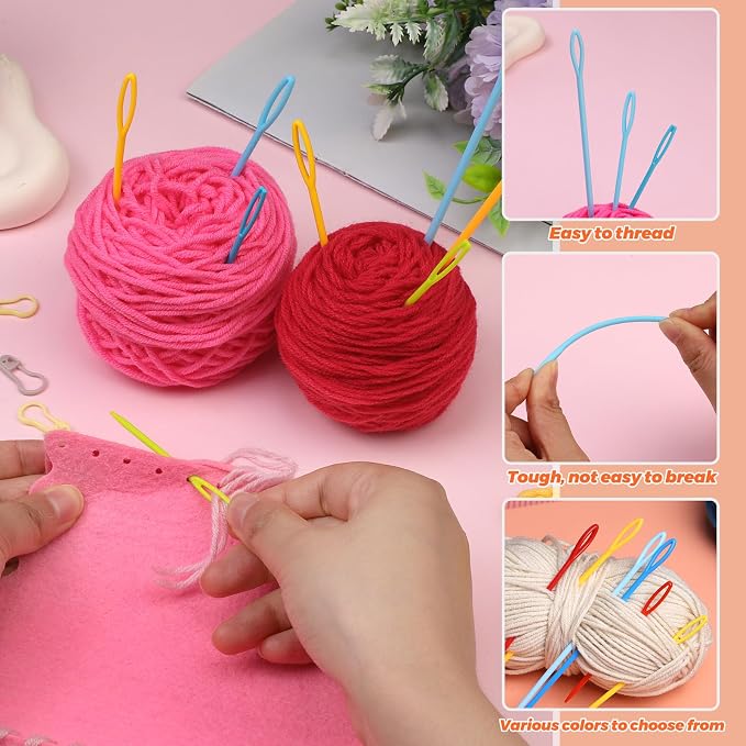 150 Pcs Yarn Needle Set, Bent Tapestry Needles, Darning Needles - Image 6