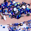1000pcs Mixed Sizes AB Craft Gemstone Flatback Acrylic Rhinestones Face Gems by UYTRDVG
