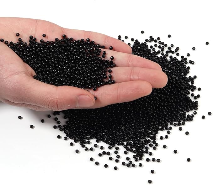 4000pcs Black 3mm Pearl Beads by chuyau