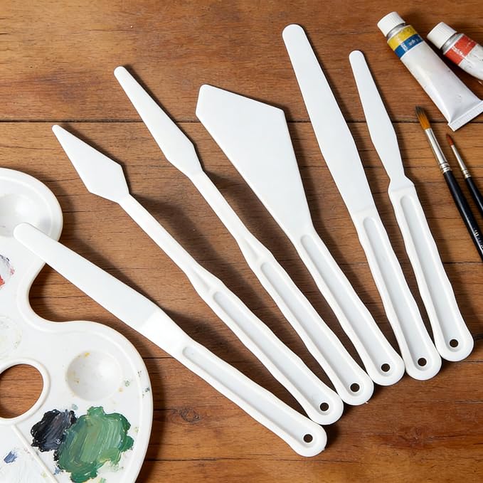 30-Piece Palette Knives, Flexible Art Tool, Stenciling Knife - Image 4