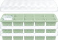 Ice Cube Tray with Lid – 3 Pack 2 Tbsp Ice Trays by Bandiction