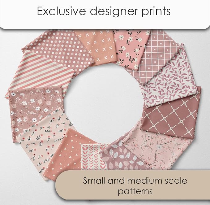 Cotton Satin Patchwork Fabric Panel – 35 Designs, 20×20 cm Squares, Single - Image 3