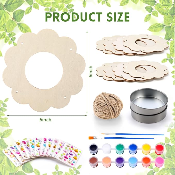 CroBlissful 12 Pack Bird Feeder Craft Kits - Image 2