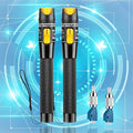 2pc Fiber Optic Visual Fault Locator VFL Fiber Optic Cable Tester with 2pcs Singlemode 9/125um FC Male to LC Female Adapter, Yellow Switch (Mode Number: VFL-50)