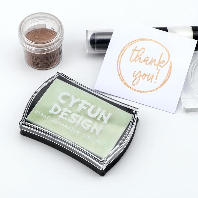 CYFUN DESIGN Clear Embossing Ink Pad by CYFUNDESIGN