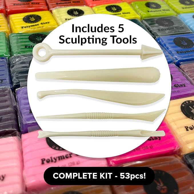 HIPPIE CRAFTER Polymer Clay Kit - Image 7