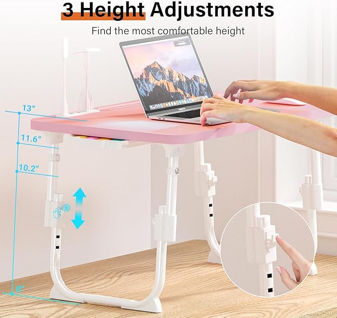 Lap Desk for Bed, Adjustable Laptop Desk - Image 2