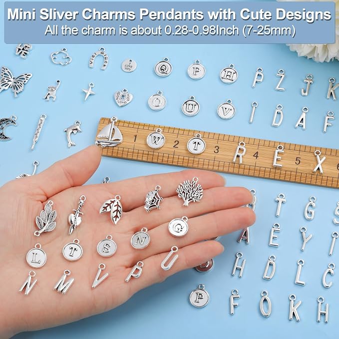 Modacraft 254 Pcs Silver Charms - Image 3